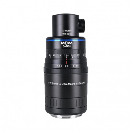 Laowa Aksen 17.5mm f/1.7 5-10X ultramakro APO (koaksiaalse valgustuse versioon) L-Mount