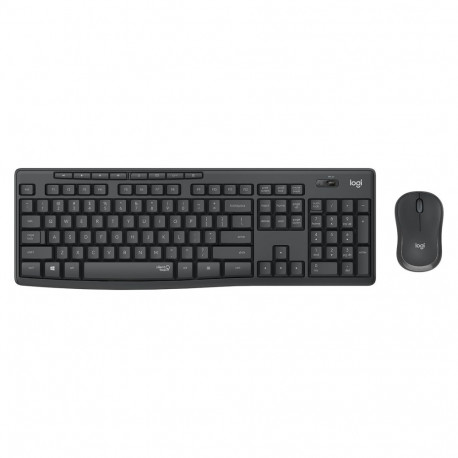 Logitech juhtmevaba klaviatuuri ja hiire komplekt MK295, vaikne