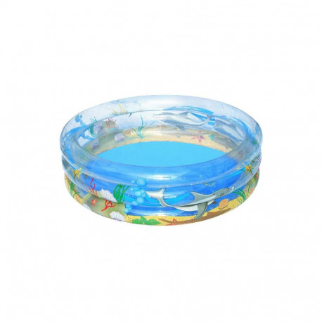 Bestway Inflatable Transparent Sea Life Pool Φ1.5m x H53cm
