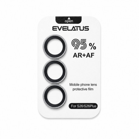 Evelatus Samsung Galaxy S26 Camera Lens Protector Armor Clear