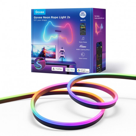 Govee Neon Rope Light 2 LED-valonauha, 4 m