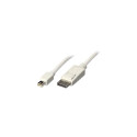 Lindy 2m Mini DisplayPort to DisplayPort Cable, White