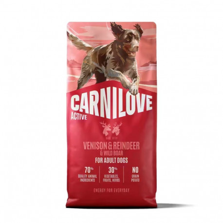 CARNILOVE Active Venison & Reindeer - dry dog food - 12kg