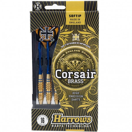 Harrows Softip Corsair pehmed noolemängud 16g, sinine