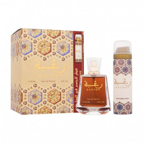 Lattafa Raghba Eau de Parfum (100ml) (Edp 100 ml + Deodorant 50 ml)