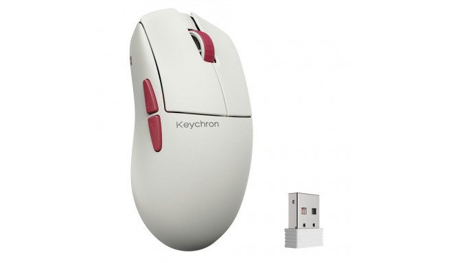 KEYCHRON G4 White Wireless Mouse
