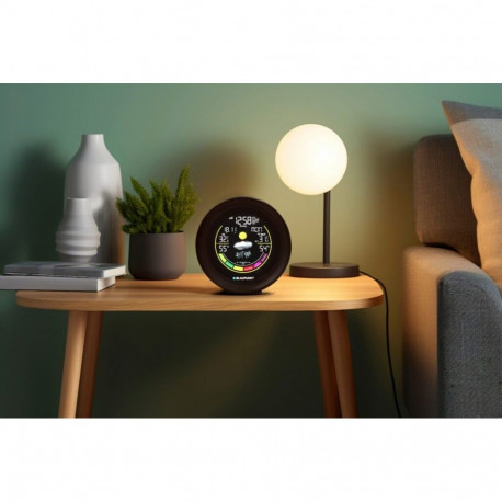 Weather Station - Blaupunkt WS35BK LCD Display, Alarm Clock, Black