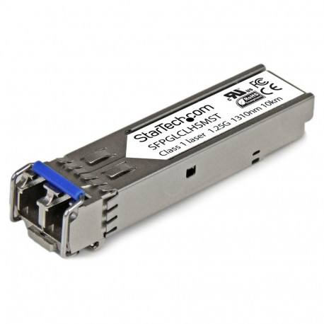 "Gigabit Glasfaser SFP Transceiver Modul - Cisco GLC-LH-SM kompatibel - SM/MM LC - 10 Km (Mini-GBIC)