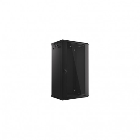 Lanberg võrgukapp V2 19″ 22U/600X450 seinakinnitusega (lamppakendis) klaasuksega, must