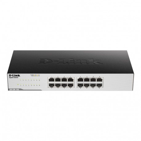 D-link | 16-Port Gigabit Easy Desktop Switch | GO-SW-16G/E | Unmanaged | Desktop/Rackmountable | 24 