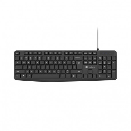 Natec Keyboard Nautilus NKL-1950 Wired, US, USB Type-A, Black
