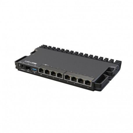 Mikrotik Wired Ethernet Router RB5009UG+S+IN, Quad core 1.4 GHz CPU, 1xSFP+, 7xGigabit LAN, 1x2.5G L
