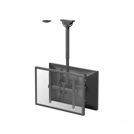 NEOMOUNTS NM-C440DBLACK Monitor/TV mount ceiling 2 screens - 32-60" - max 45 kg/screen - VESA 200x20