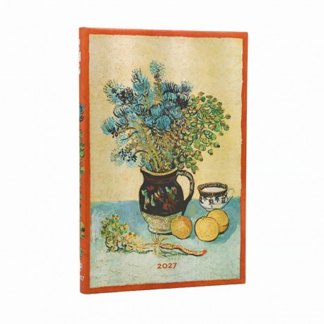 Raamatkalender 2027 Paperblanks Van Gogh’s Still Life Maxi nädal horisontaalne