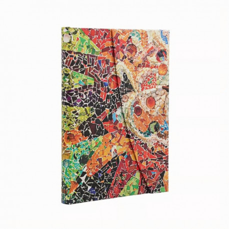 Raamatkalender 2027 Paperblanks Gaudi’s Sun Midi nädal horisontaalne