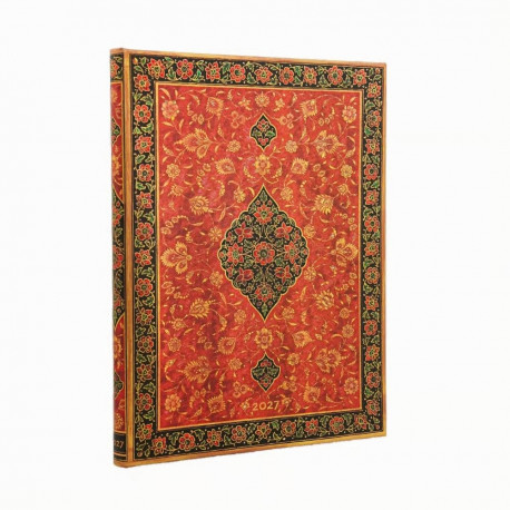 Raamatkalender 2027 Paperblanks Layla Ultra nädal horisontaalne, verso