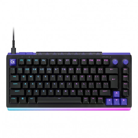 Logitech G klaviatuur G512 X 75, must, English International (QWERTY), lineaarne