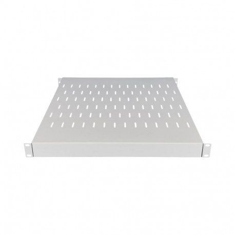 ALANTEC riiul 19" 1U reguleeritav, 4 kinnituspunkti, sügavus 500-900mm, hall