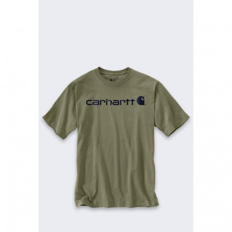 Koszulka Carhartt Dearborn Relaxed Logo DUSTY OLIV