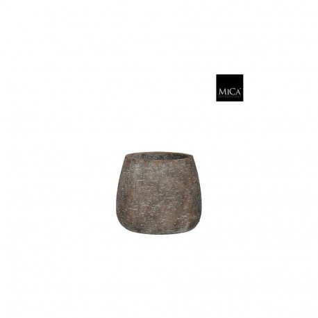 lillepott HECTOR D28 H23.5CM, tumepruun