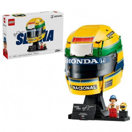 Constructor - LEGO Editions 43024 Ayrton Senna Helmet 931-Piece Display Model 190 × 130 × 130 mm 1 M