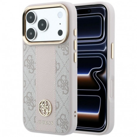 Case for IPHONE 18 Pro Max/17 Pro max compatible with MagSafe (Stripe Round and Classic Logos 4G) pi