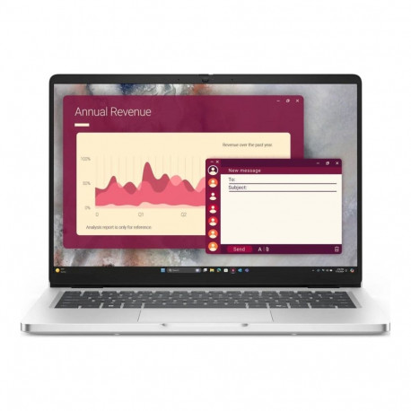 Dell sülearvuti Pro 14 PC14250 14"FHD+/Ultra 7 265U/16GB/SSD512GB/Intel/11PR 3Y ProSupport