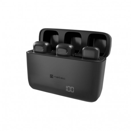 Natec | Microphone | NMI-2254 | Built-in microphone | Wireless | Black