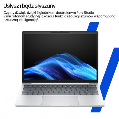 Notebook HP EliteBook 8 G1i 14 14"WUXGA/Ultra 5 225U/16GB/SSD512GB/Intel/11PR Glacier Silver 3Y