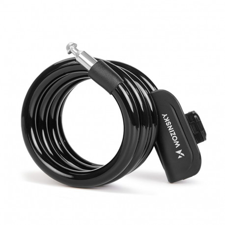 Wozinsky Wozinsky WPB-01R Portable Bike Lock with Anti-Theft Cable and 2 Keys for Electric Bikes and