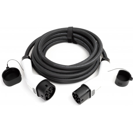 Platinet electric car charging cable Type-2 22kW 7m, black