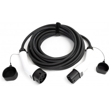 Platinet electric car charging cable Type-2 11kW 10m, black/white