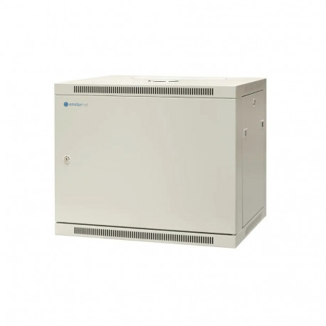 EMITERNET seinakapp EM/AP6409-B 19″ 9U, üheosaline, täismetallist uksega, 600×450×500mm (laius/sügav