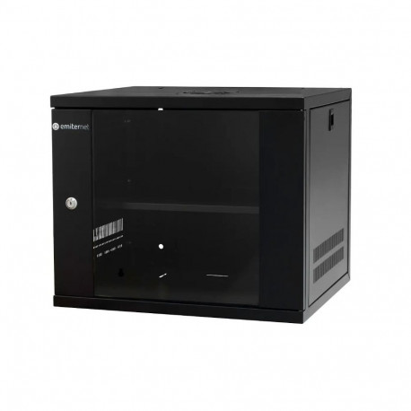 EMITERNET seinakapp Light 19'' 9U, jaotamata, plekk-/klaasuks, 550×450×455mm, EM/SH02B5409-08