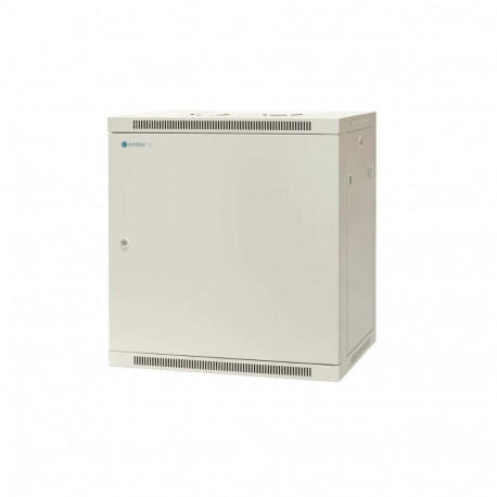 EMITERNET seinale paigaldatav kapp 19'' 12U EM/AP6412-B, üheosaline, täismetallist uksega, 600×450×6