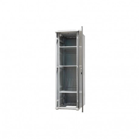 EMITERNET Free-standing frame cabinet EmiterNet Top, 42U, front door sheet metal/glass, 600x1000x198