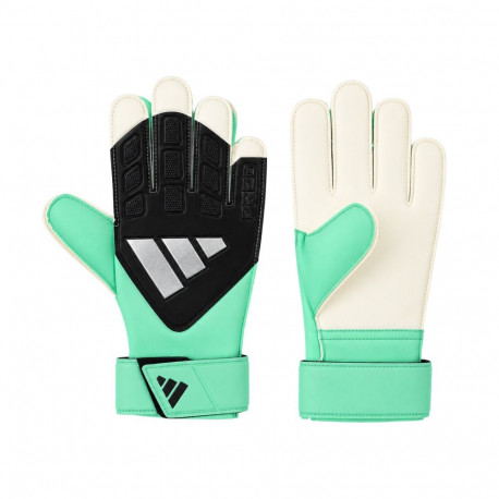 Rękawice bramkarskie dla dzieci adidas Predator Training zielono-czarne KE9706 6