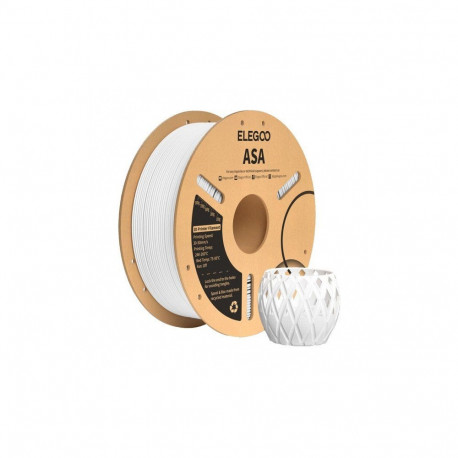 ELEGOO ASA filament, valge