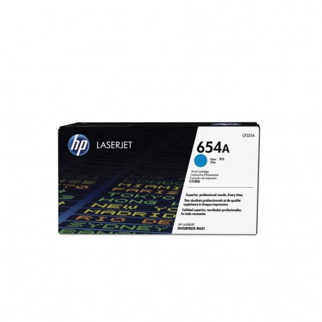 HP tooner CF331A 654A 15000lk HP Color LaserJet Enterprise M651dn/M651n, tsüaan