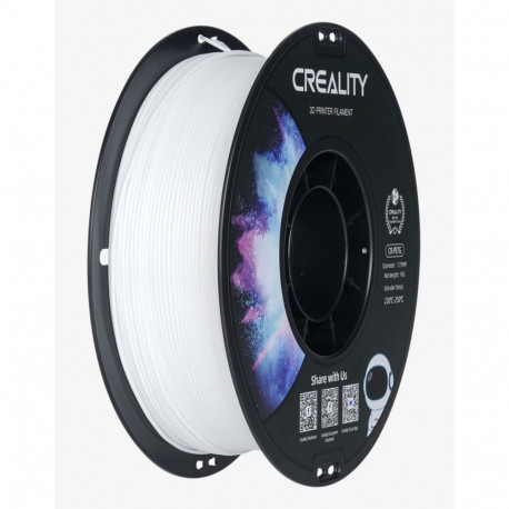 CR-PETG Filament White, 3D-Filament (weiß, 1 kg, 1,75 mm, auf Rolle)
