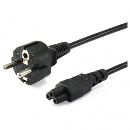 "Equip IEC-Stromkabel Schuko -> C5 3m St/Bu schwarz"