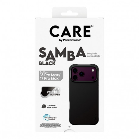 CARE by PanzerGlass Samba ümbris iP17/18 Pro Max MS, must