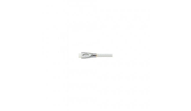 Python HDMI® 2.0 kaabel 4K2K nailonpunutisega 1m, valge