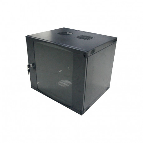 Logilink 19" seinale paigaldatav üheosaline kast 09U, lamepakendis, must