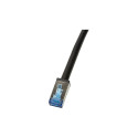 "Outdoor PE Patch Cable CAT.6A S/FTP, black, 40m"