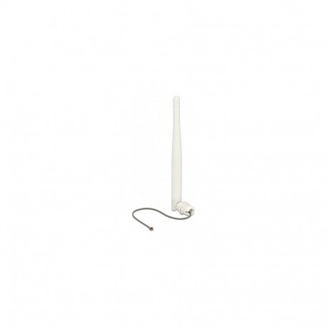 Delock WLAN-antenn 802.11 b/g/n I-PEX Inc. MHF® I pistik 3 dBi ringsuunaline 1.13 12cm painduv klamb