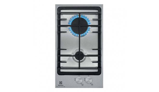 Electrolux gaasipliidiplaat EGG3322NVX 29cm 2 põletiga, roostevabast terasest, integreeritav
