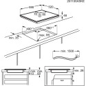 Electrolux induktsioonpliidiplaat LIB60420CL 60cm 4 keedualaga integreeritav, must