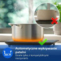 Philips induktsioonpliidiplaat 5000 series HD5850/90, lauapealne, 29.5cm, 1 keedualaga, must, hall