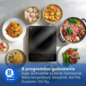 Philips induktsioonpliidiplaat 5000 series HD5850/90, lauapealne, 29.5cm, 1 keedualaga, must, hall
